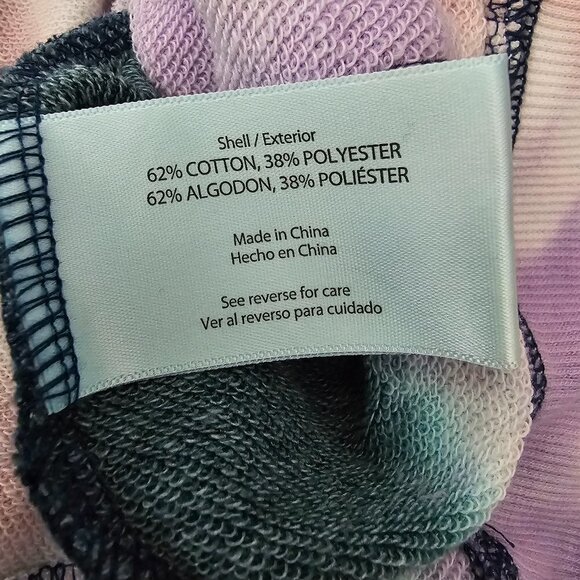 Wildfox HADLEY Tie-Dye Relaxed Fit Hoodie Sweatshirt - Picture 4 of 6